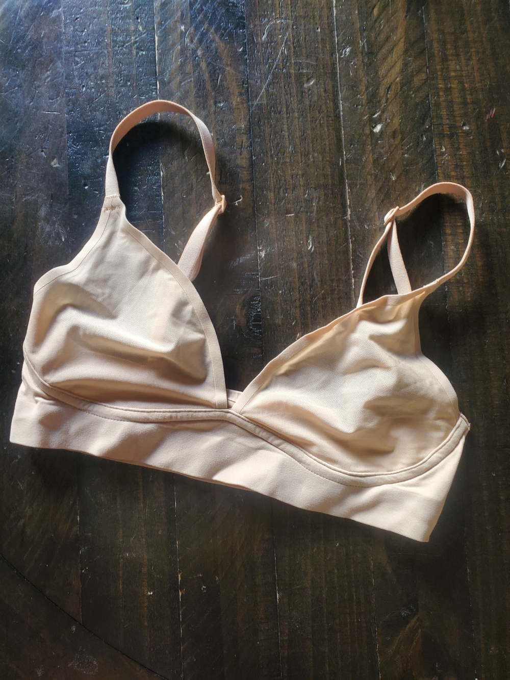 aerie Smoothez Light Beige Wireless Bralette
